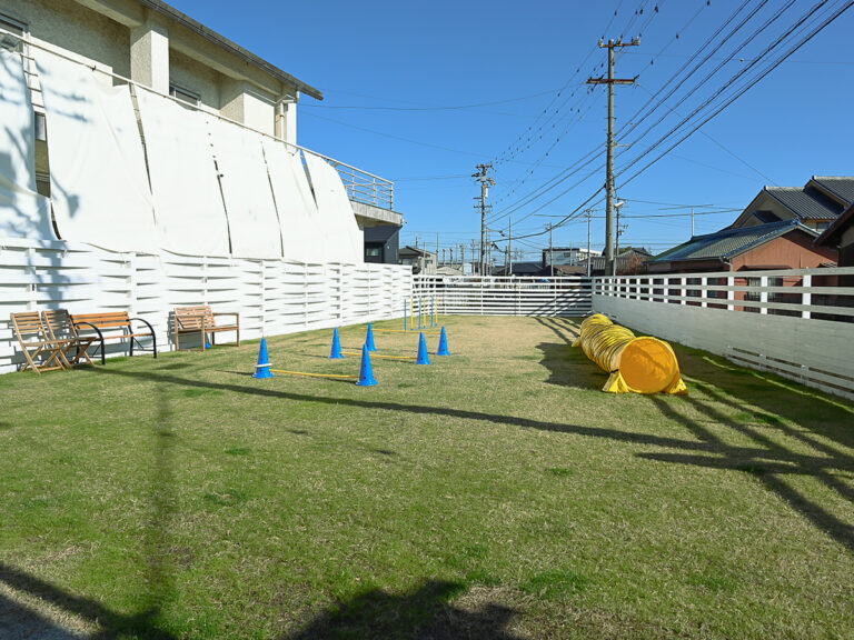 毎日きれい！ スプリンクラーで清潔キープ